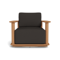 Newport Teak Barrel Swivel Lounge Chair