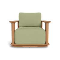 Newport Teak Barrel Swivel Lounge Chair