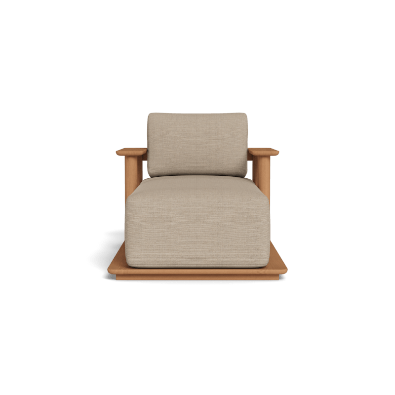 Newport Teak Fixed Chaise