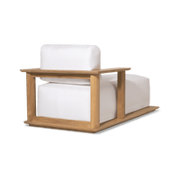 Newport Teak Fixed Chaise