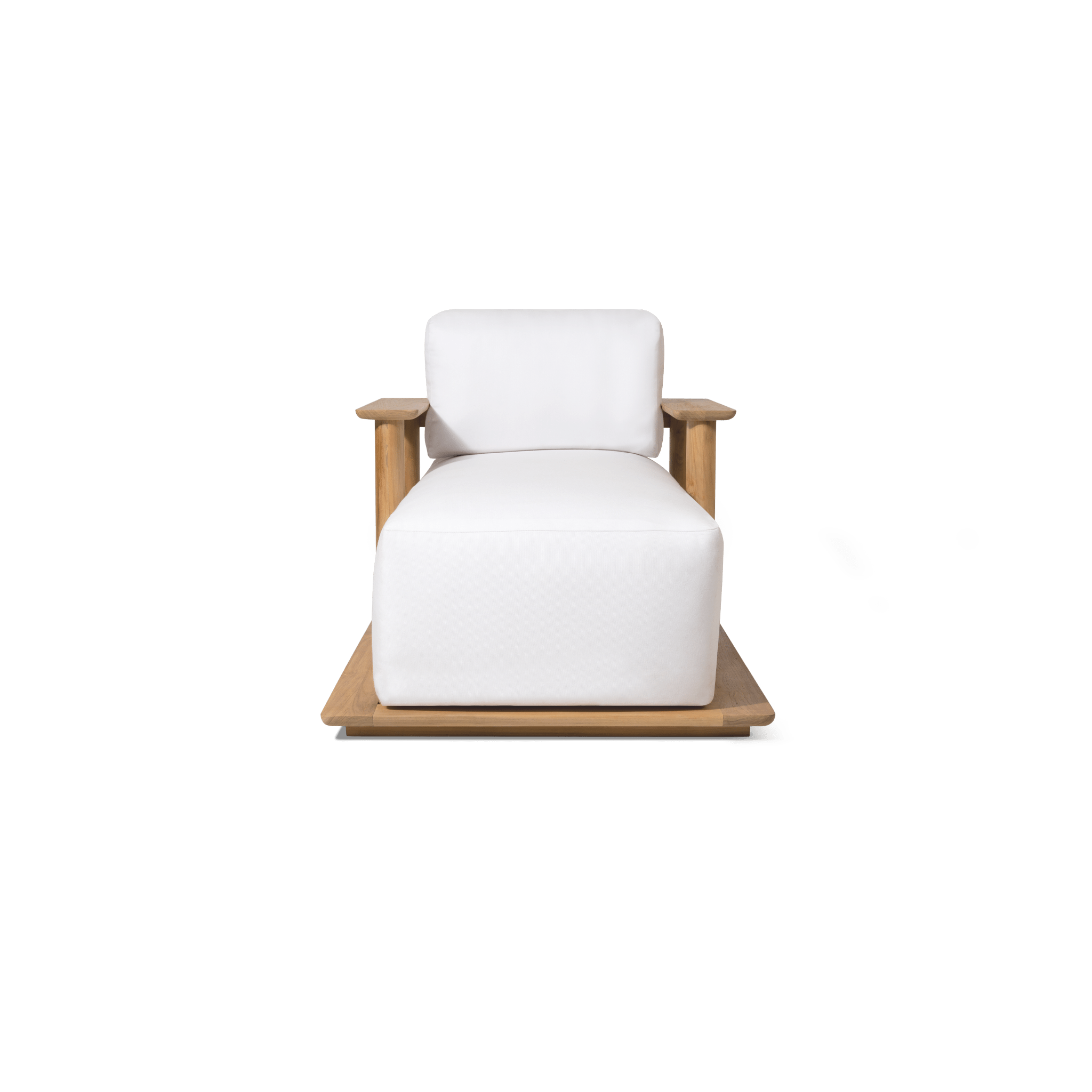 Newport Teak Fixed Chaise