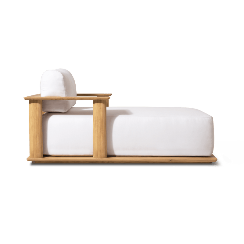 Newport Teak Fixed Chaise