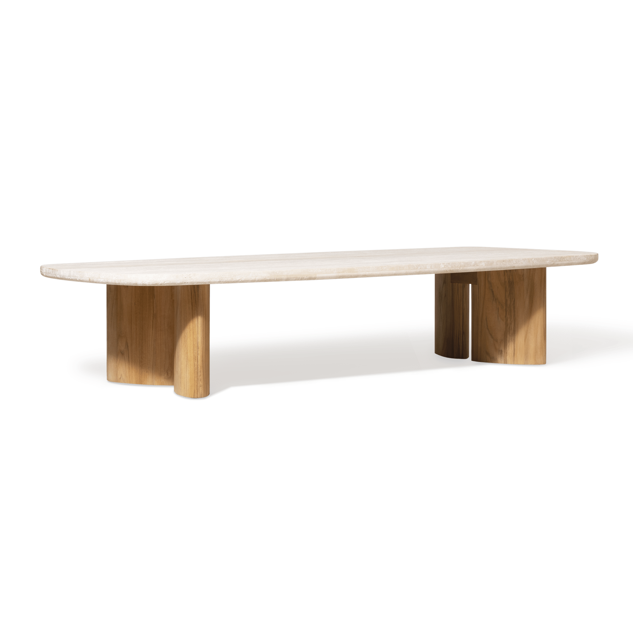 Newport Teak Rectangle Coffee Table 76"
