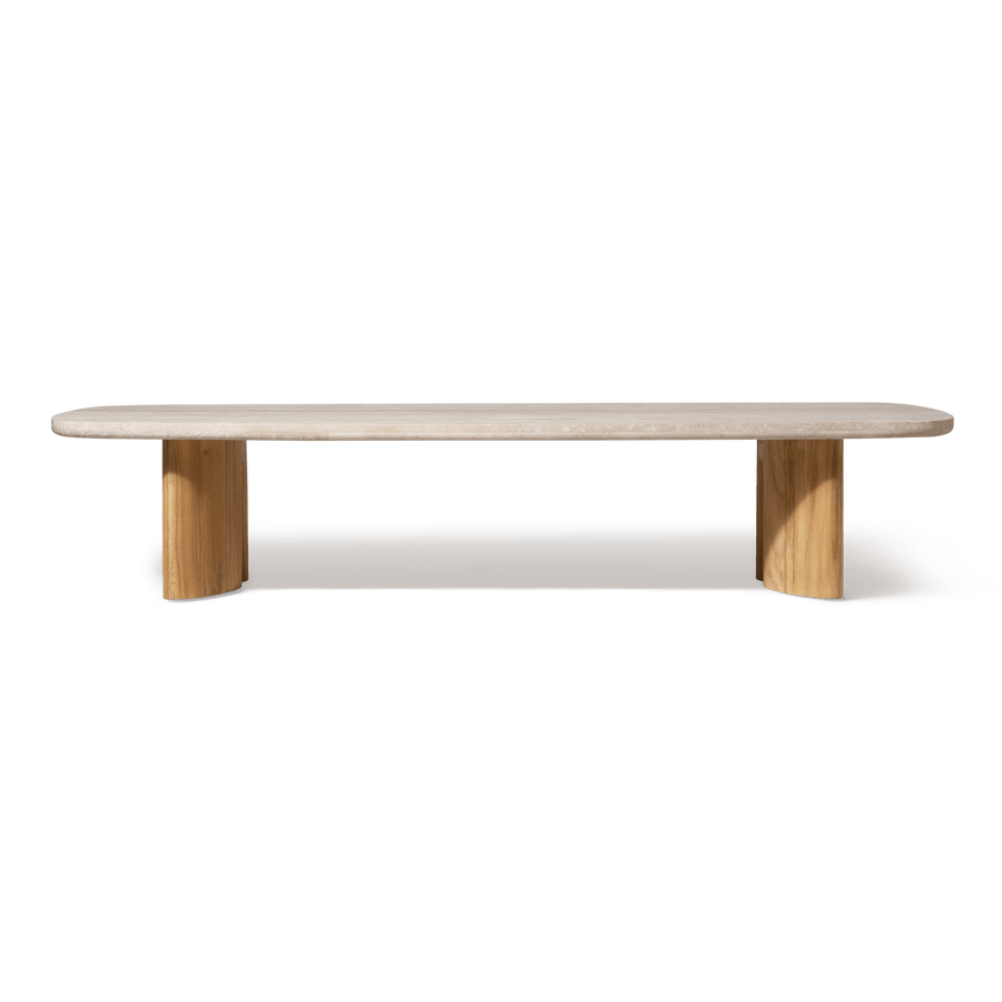Ορθογώνιο τραπεζάκι σαλονιού από teak Newport 76"