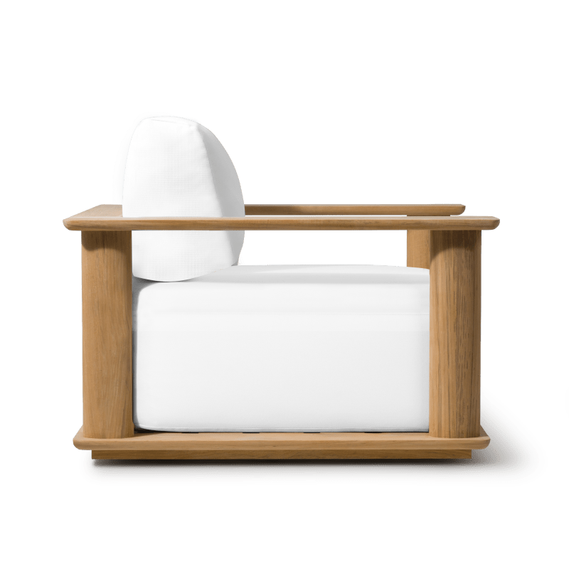 Newport Teak Swivel Lounge Chair