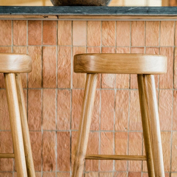 Noosa Backless Counter Stool | Teak Natural, ,