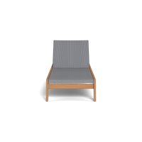 Pacific Teak Angled Sun Lounge