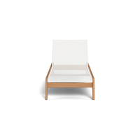Pacific Teak Angled Sun Lounge