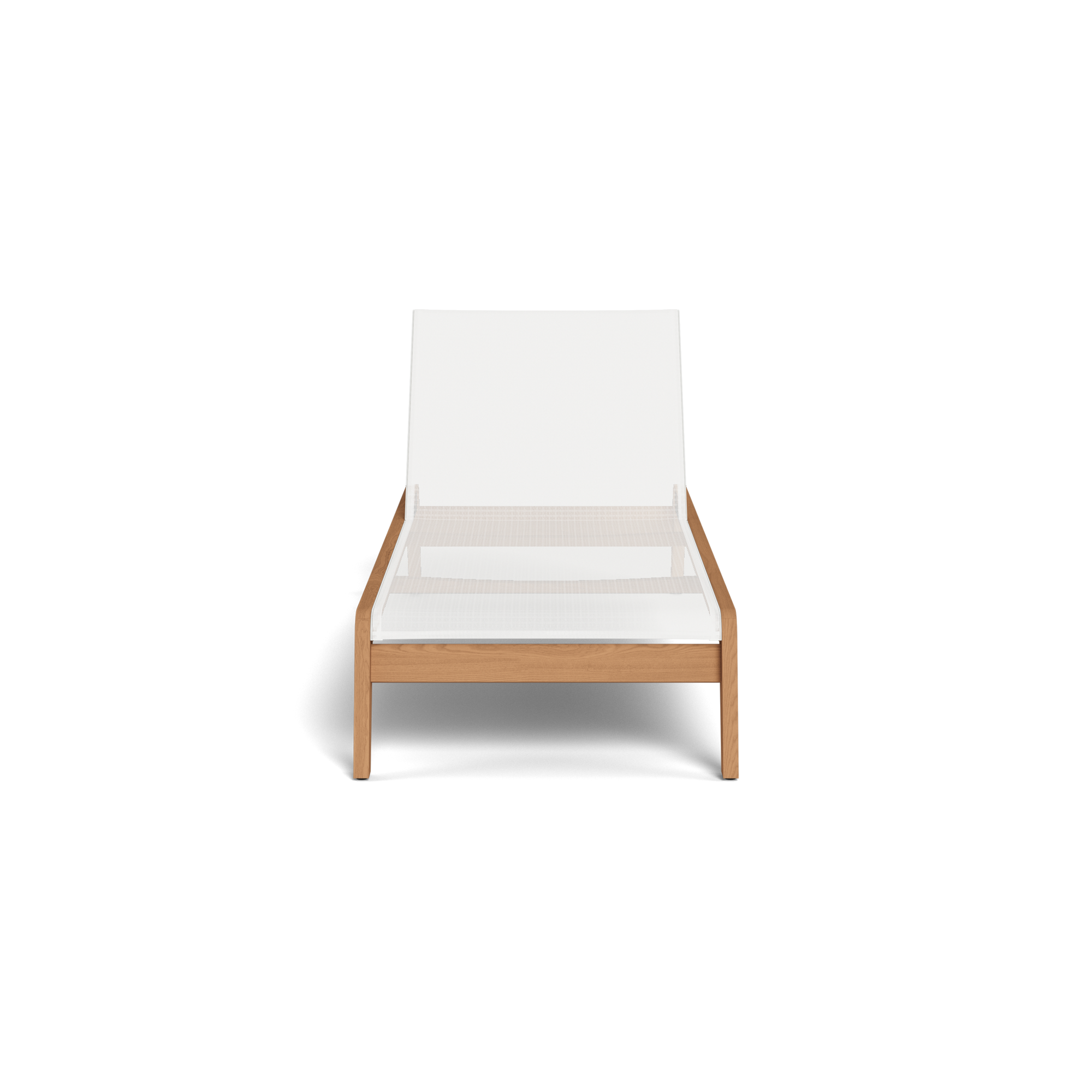 Pacific Teak Angled Sun Lounge