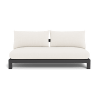 Pacific Aluminum 2 Seat Armless Sofa