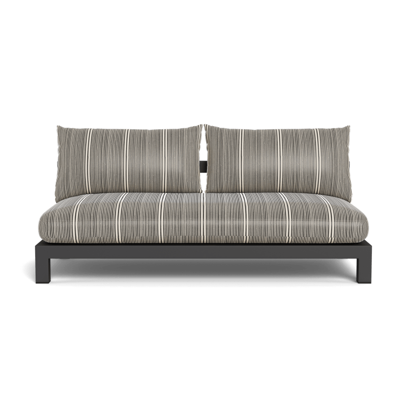 Pacific Aluminum 2 Seat Armless Sofa