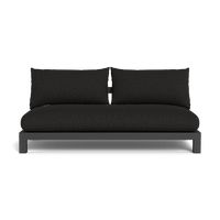 Pacific Aluminum 2 Seat Armless Sofa