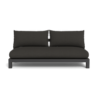Pacific Aluminum 2 Seat Armless Sofa