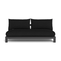 Pacific Aluminum 2 Seat Armless Sofa
