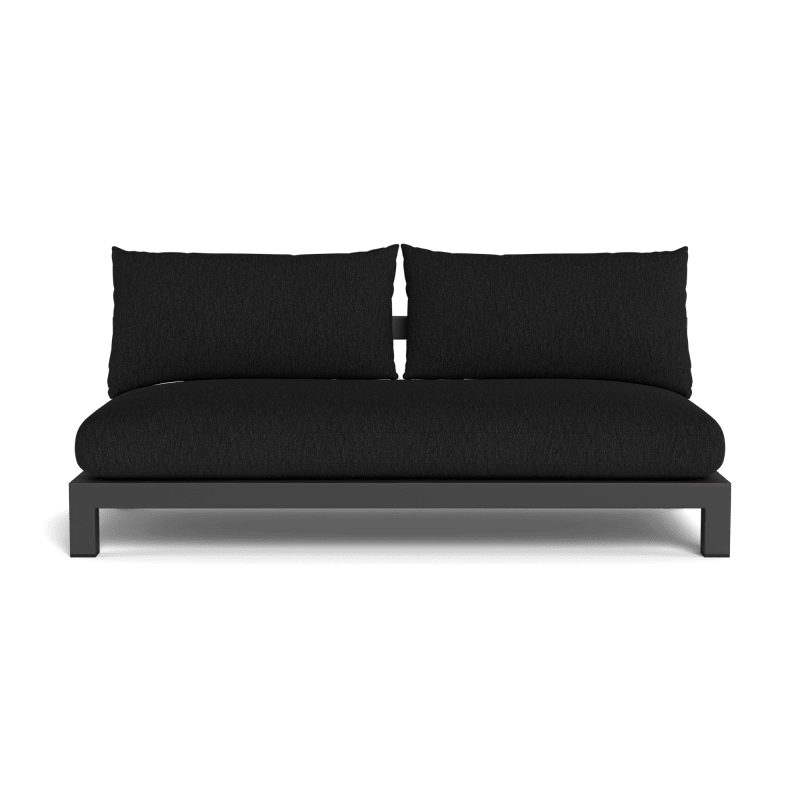 Pacific Aluminum 2 Seat Armless Sofa