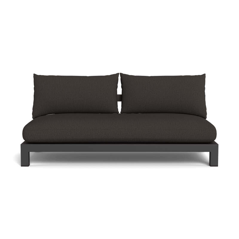 Pacific Aluminum 2 Seat Armless Sofa