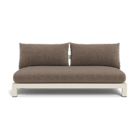 Pacific Aluminum 2 Seat Armless Sofa