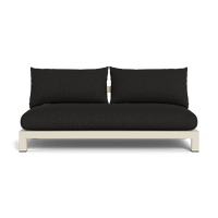 Pacific Aluminum 2 Seat Armless Sofa