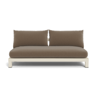 Pacific Aluminum 2 Seat Armless Sofa