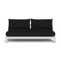 Pacific Aluminum 2 Seat Armless Sofa