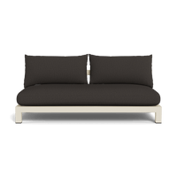 Pacific Aluminum 2 Seat Armless Sofa
