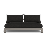 Pacific Aluminum 2 Seat Armless Sofa
