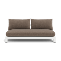 Pacific Aluminum 2 Seat Armless Sofa