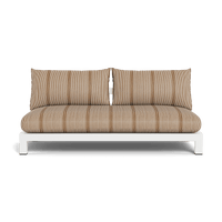 Pacific Aluminum 2 Seat Armless Sofa