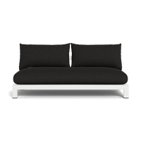 Pacific Aluminum 2 Seat Armless Sofa