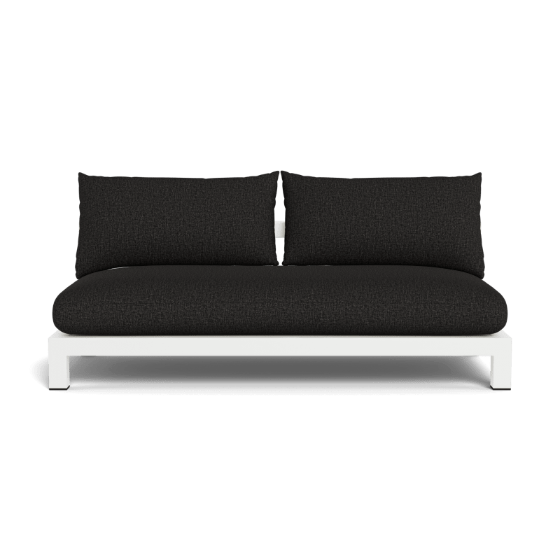 Pacific Aluminum 2 Seat Armless Sofa