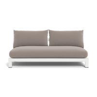 Pacific Aluminum 2 Seat Armless Sofa