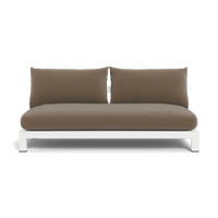 Pacific Aluminum 2 Seat Armless Sofa