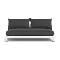 Pacific Aluminum 2 Seat Armless Sofa