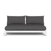 Pacific Aluminum 2 Seat Armless Sofa