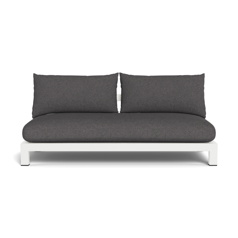 Pacific Aluminum 2 Seat Armless Sofa