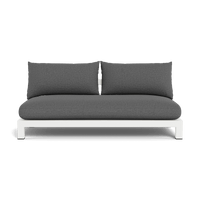 Pacific Aluminum 2 Seat Armless Sofa