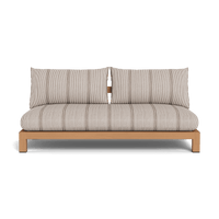 Pacific Teak 2 Seat Armless Sofa