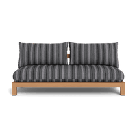 Pacific Teak 2 Seat Armless Sofa