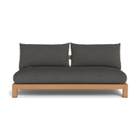 Pacific Teak 2 Seat Armless Sofa