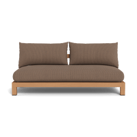 Pacific Teak 2 Seat Armless Sofa