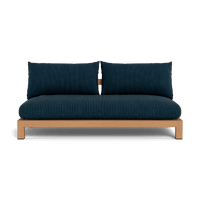 Pacific Teak 2 Seat Armless Sofa
