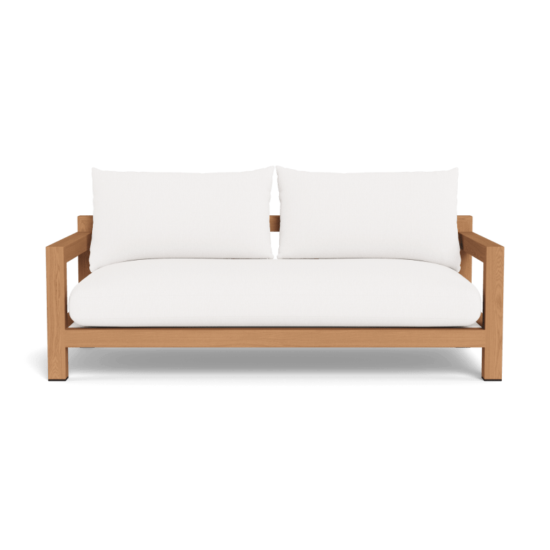 Pacific Teak 2 Seat Sofa | Modern Outdoor Furniture – HARBOUR