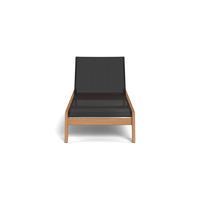 Pacific Teak Angled Sun Lounge