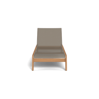 Pacific Teak Angled Sun Lounge