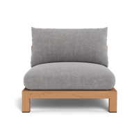 Pacific Teak Armless Single