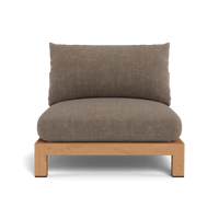 Pacific Teak Armless Single