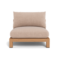 Pacific Teak Armless Single