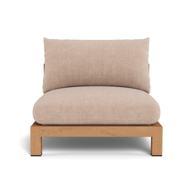 Pacific Teak Armless Single