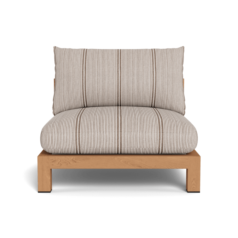 Pacific Teak Armless Single