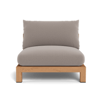 Pacific Teak Armless Single